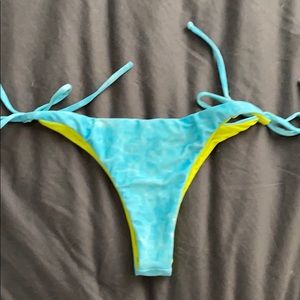 MOANA BIKINI ISLAND TIME Reversible Bottoms Sz M!